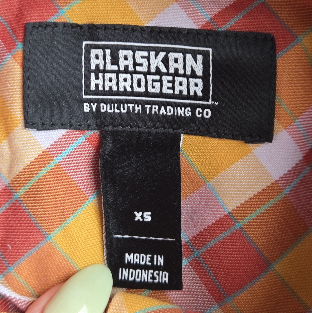 Alaskan Hardgear by Duluth Trading Co. Women’s Plaid Button Down Shirt XS Wool - Picture 9 of 10